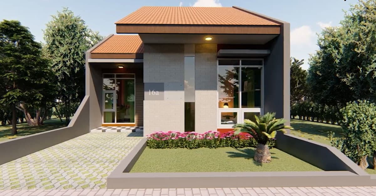 10 Contoh Inspirasi Fasad Rumah Type 30 Minimalis Kekinian
