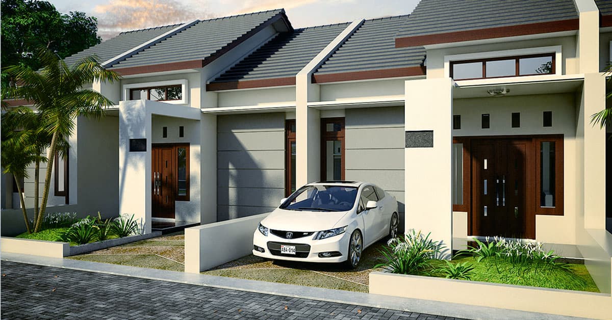 Inspirasi Desain Rumah Type 40 Minimalis Modern Lengkap Beserta Contoh Denahnya