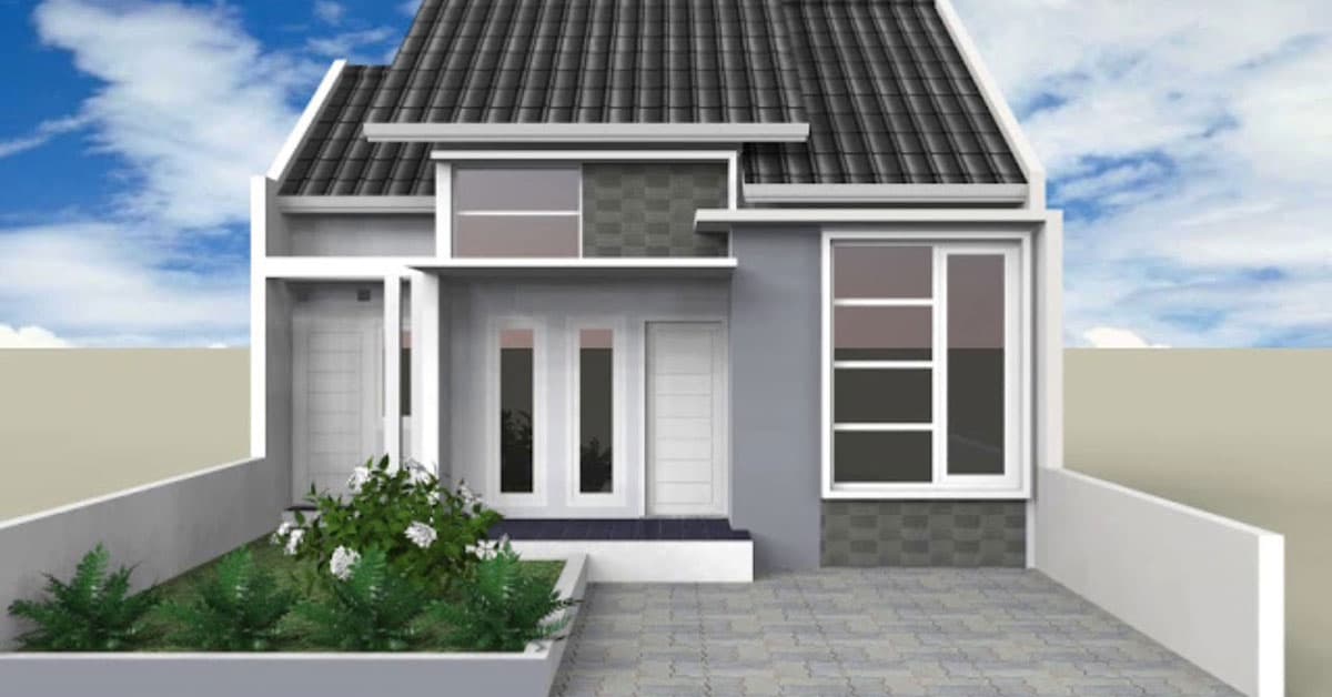Inspirasi Desain Rumah Type 48 Minimalis Modern Lengkap beserta Contoh Denahnya