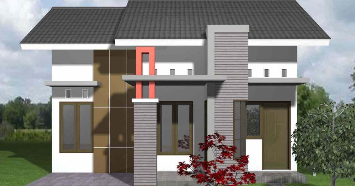 Inspirasi Desain Rumah Tipe 46 Minimalis Modern Lengkap Beserta Contoh Denahnya