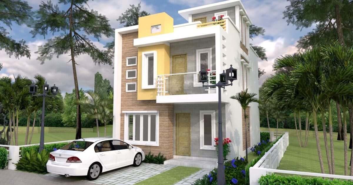 8 Inspirasi Contoh Denah Desain Rumah 6×10 Minimalis