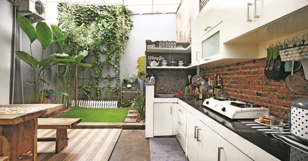 Inspirasi Desain Dapur Mungil Terbuka Sederhana Menarik dan Cantik
