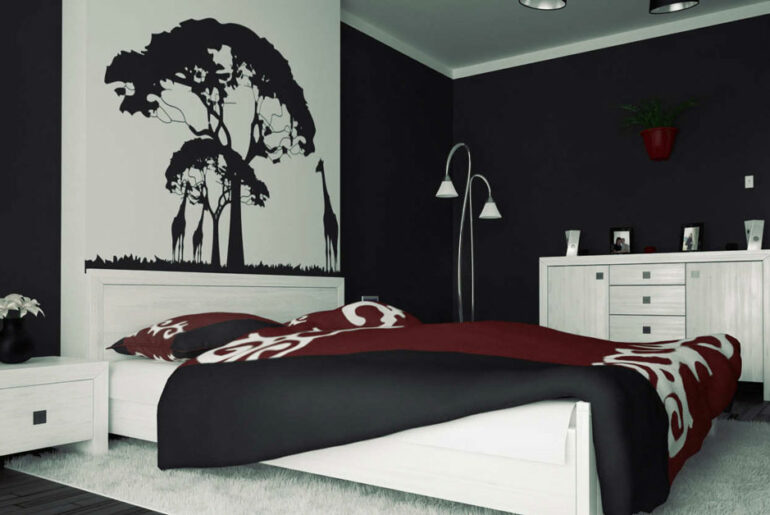 cat kamar tidur 2 warna